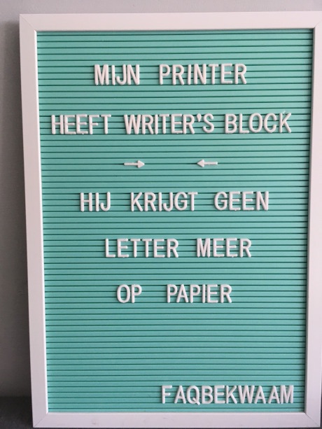 Mijn printer heeft writer's block - Hij krijgt geen letter meer op papier - FAQbekwaam