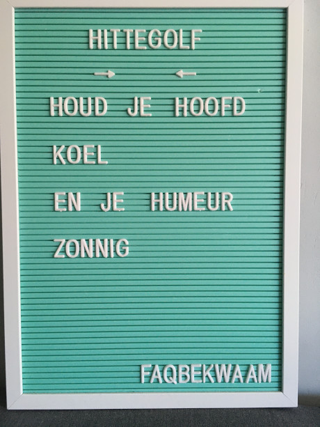 Hittegolf - Houd je hoofd koel en je humeur zonnig - FAQbekwaam