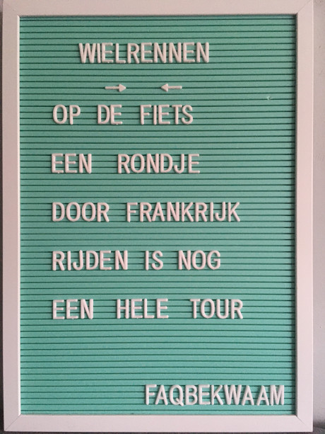 Wielrennen - op de fiets een rondje door Frankrijk rijden is nog een hele tour - FAQbekwaam