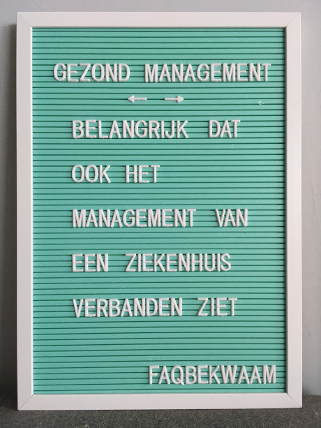 Gezond management - belangrijk dat ook het management van een ziekenhuis verbanden ziet - FAQbekwaam