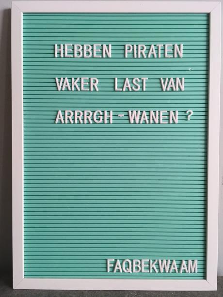 Hebben piraten vaker last van arrrgh-wanen? - FAQbekwaam