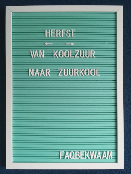 Herfst - van koolzuur naar zuurkool - FAQbekwaam