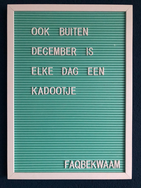 Ook buiten december is elke dag een kadootje - FAQbekwaam