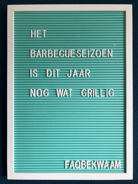 Het barbecueeizoen is dit jaar nog wat grillig - FAQbekwaam