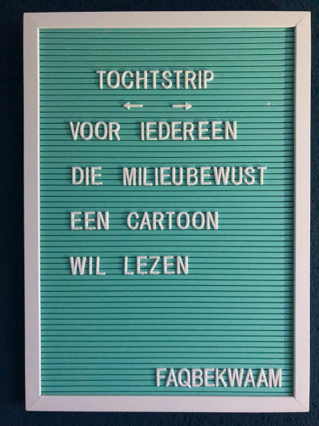 Tochtstrip - voor iedereen die milieubewust een cartoon wil lezen - FAQbekwaam