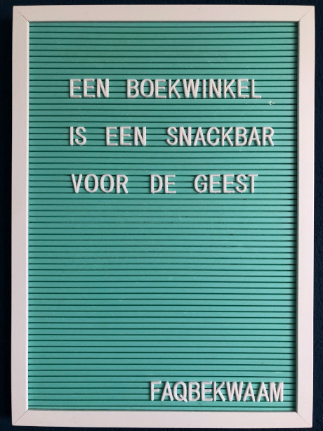 Een boekwinkel is een snackbar voor de geest - FAQbekwaam