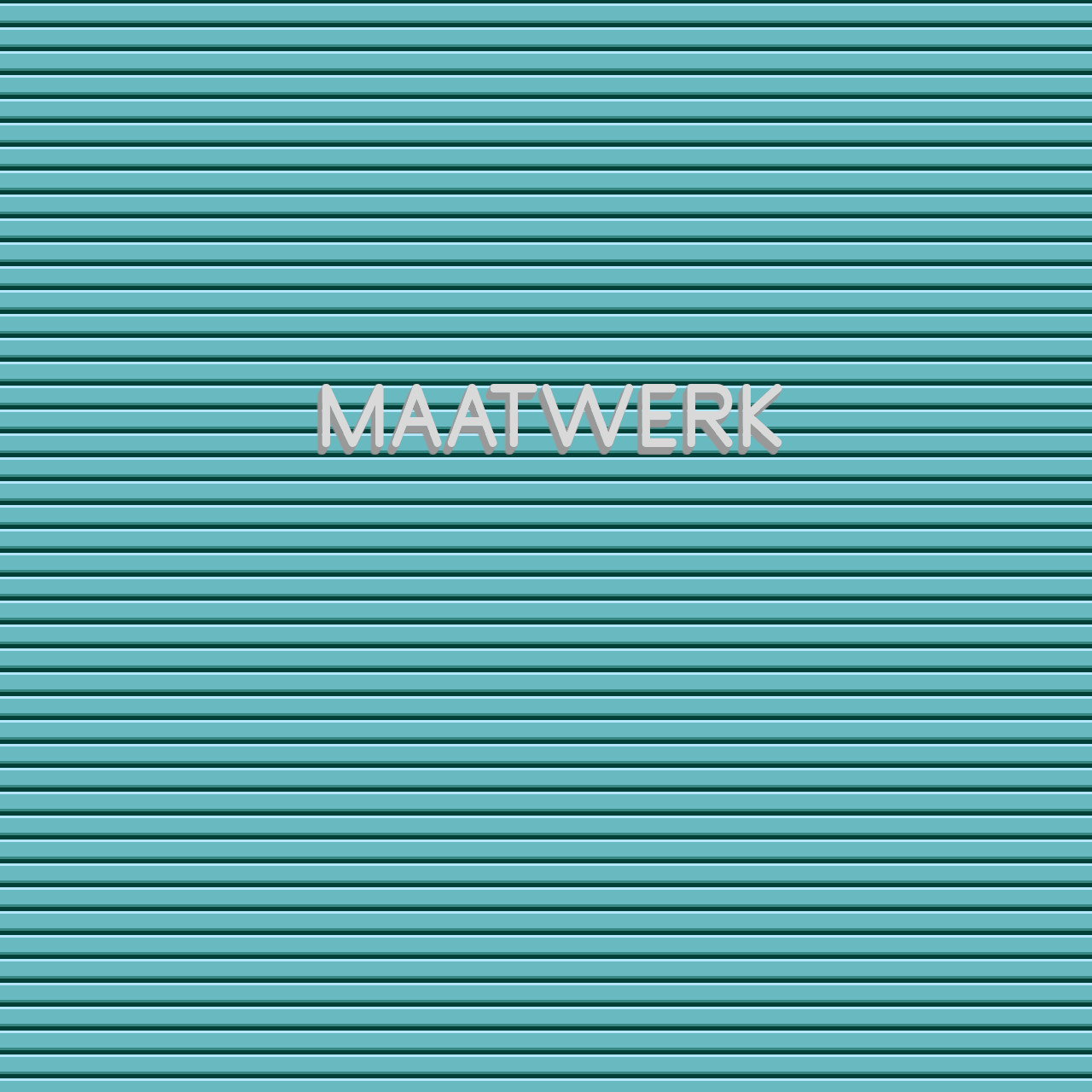 tekst 'maatwerk' op het groene bord