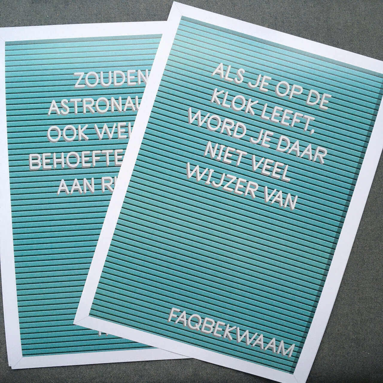 twee van de vier posters